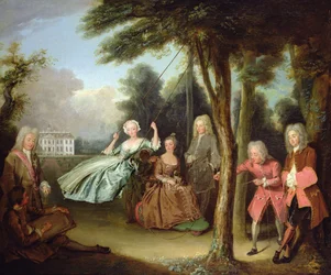 Le vicomte Tyrconnel avec sa famille vers 1725-6